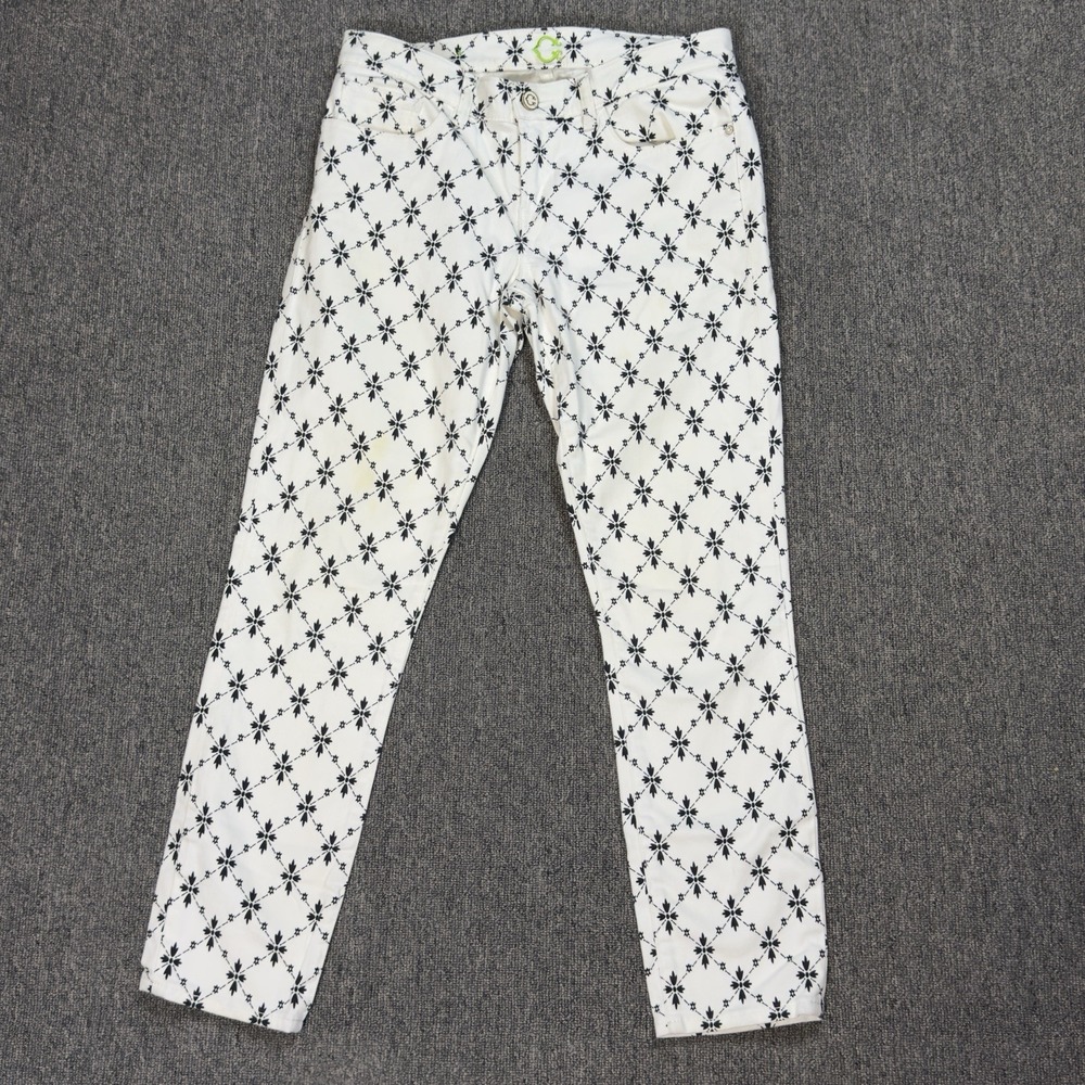 C. Wonder Women's Jeans Skinny Crop Low Rise‎ Ankle White Size 28